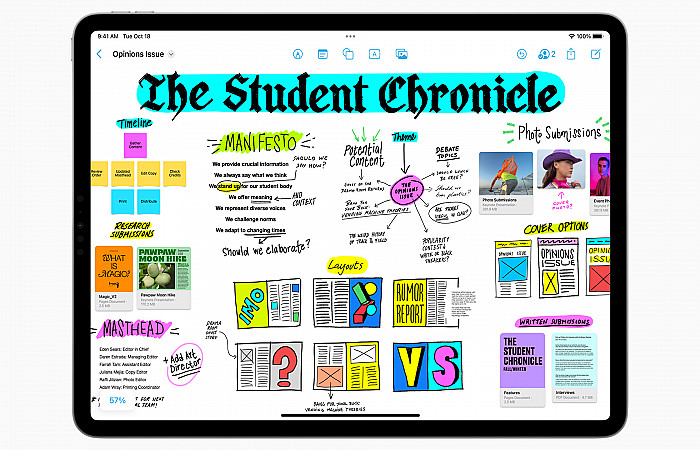 ހުރިހާ ޚިޔާލެއް އެއް ބޯޑަކަށް: އެޕަލްގެ ފްރީފޯމް!