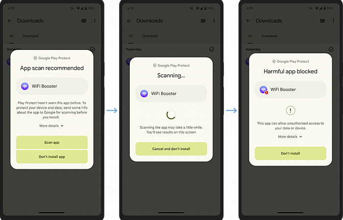 ރިއަލްޓައިމް މެލްވެއާ ސްކޭނިން ސިސްޓަމެއް އެންޑްރޮއިޑަށް!
