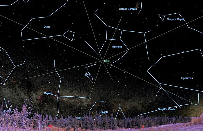 ލައިރިޑް ގިނިހިލަ ޝަވަރ މި އޭޕްރިލްމަހުގެ އުޑުމަތީގައި