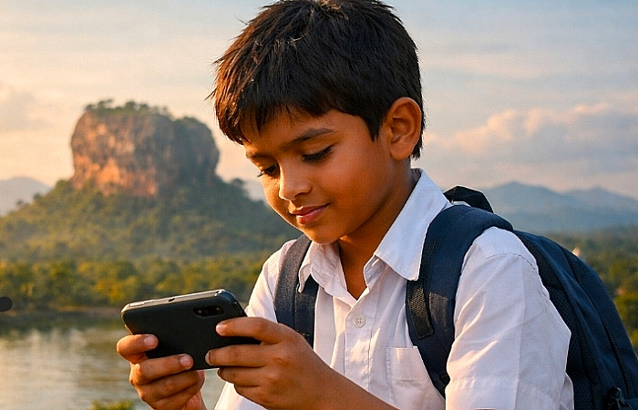 ކުޑަކުދިންނަށް ސްމާޓް ފޯނު މަނާކުރަން ލަންކާއިން ވިސްނަނީ