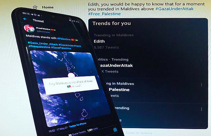 ޓުވިޓާގައި ދިވެހިންނަށް ފާޑުކިޔަންވާނީ ދިވެހިން އެކަނި